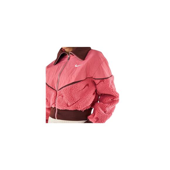 Nike Women's Sportswear Icon Clash Fleece Jacket Size LG - Picture 1 of 6